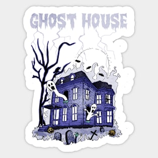 Ghost house Sticker